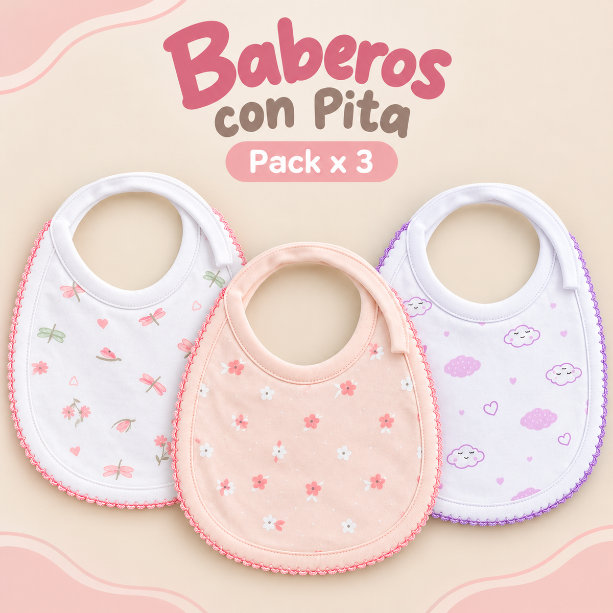 BABERO BB1 PITA PACK x3 1030