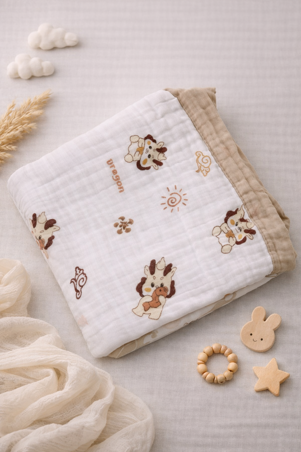 MUSELINA 6CAPAS Estampado TT 2608