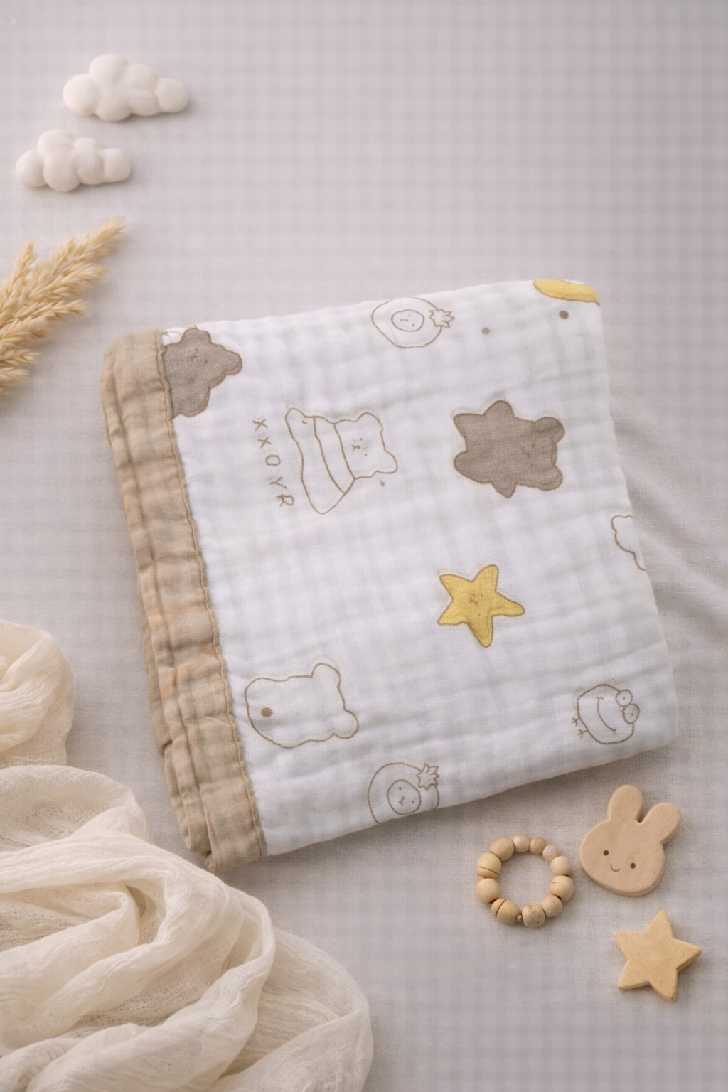 MUSELINA 6CAPAS Estampado TT 2608