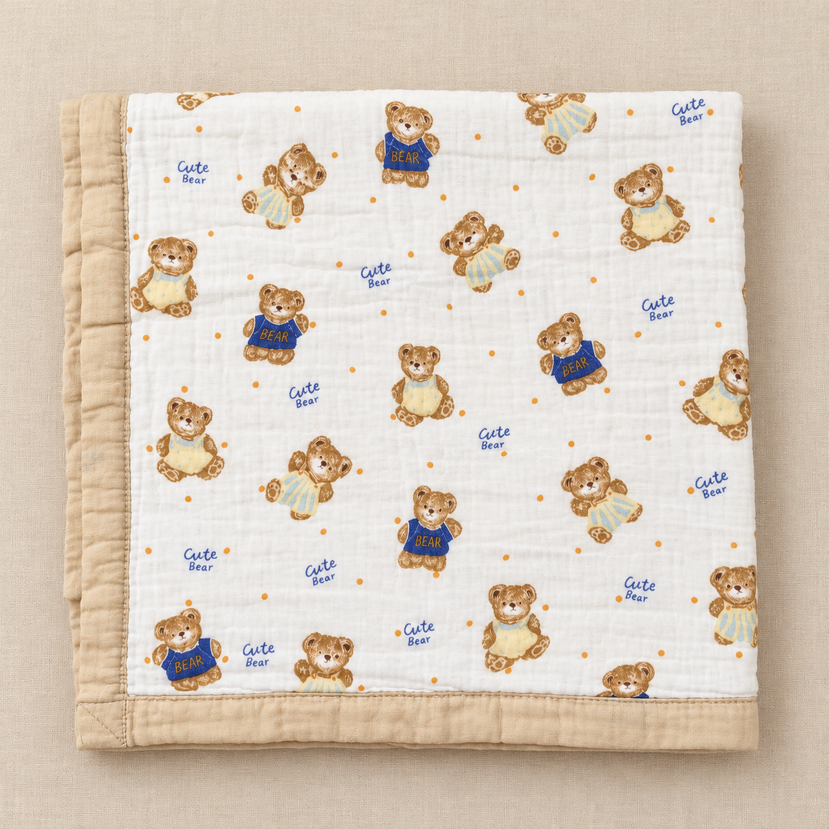 MUSELINA MARY 6CAPAS Estampado con Ribete 2608