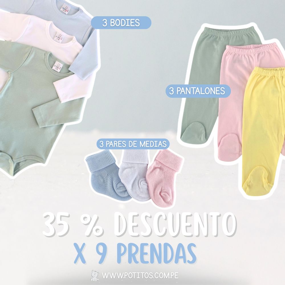 BASICOS INFALTABLES PACK X 9 UNIDADES