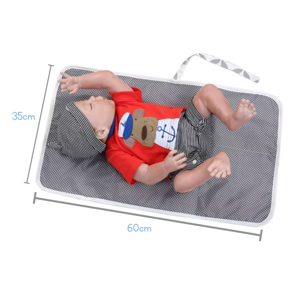 CAMBIADOR PORTATÍL DE PAÑALES PARA BEBÉ 8619