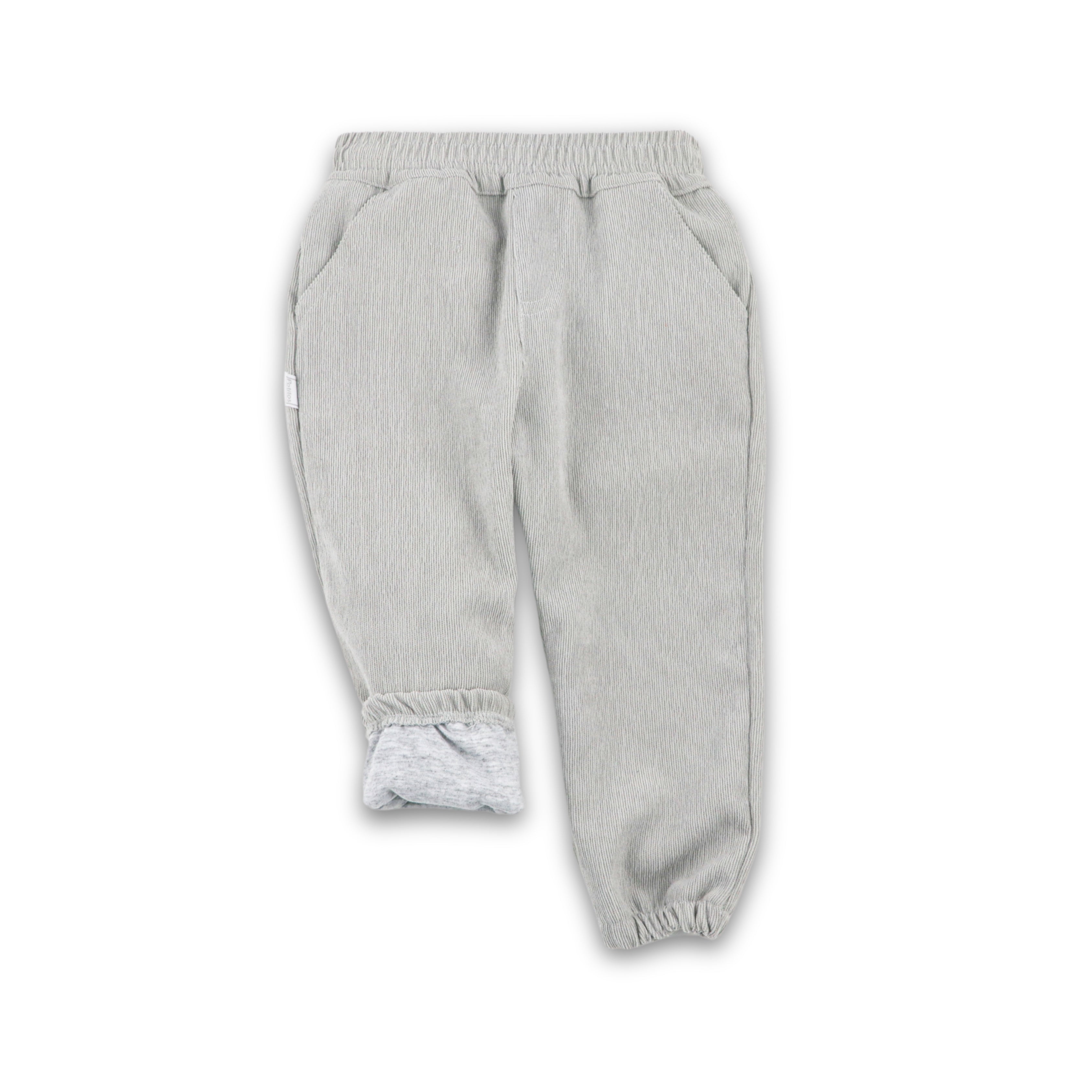 PANTALON BBCORD CON FORRO PLOMO 7695