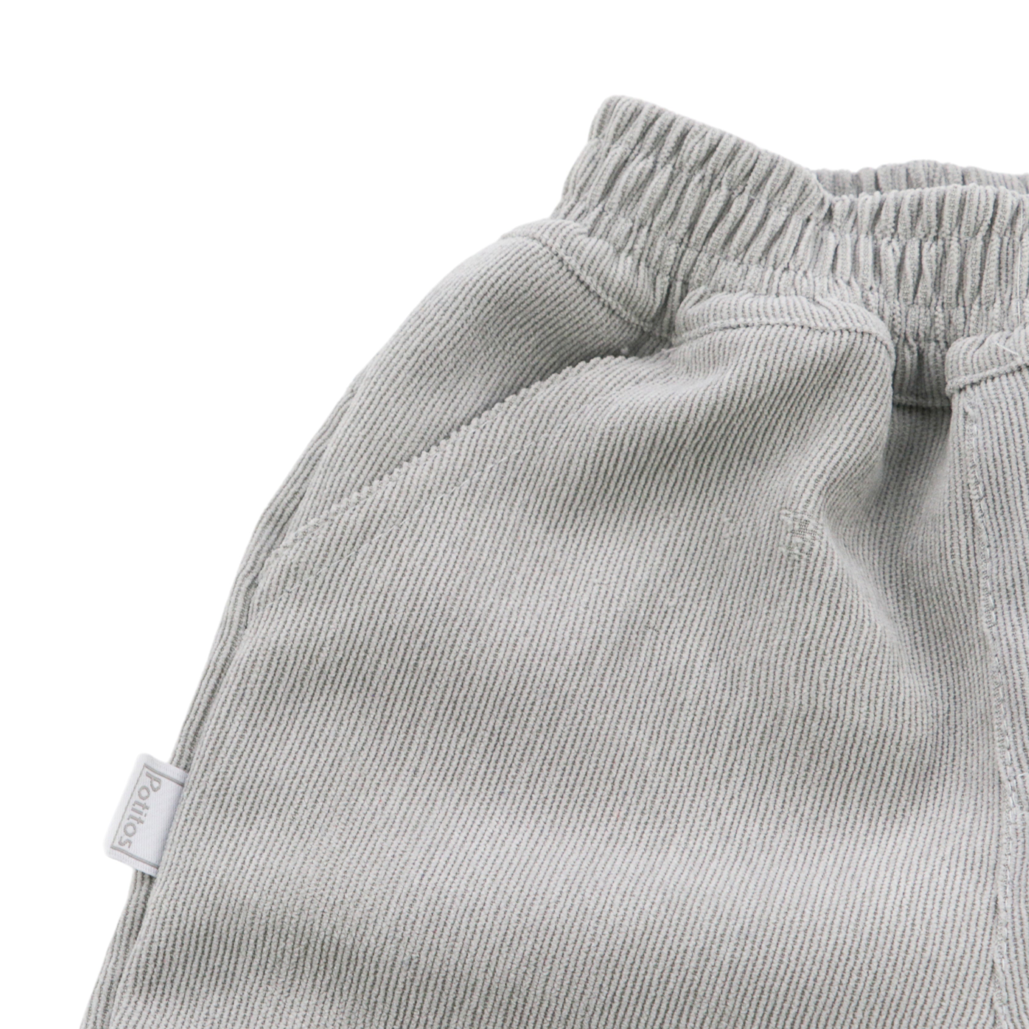 PANTALON BBCORD CON FORRO PLOMO 7695