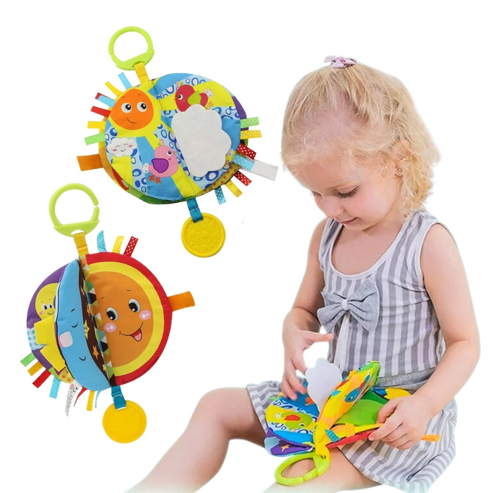 LIBRO DE TELA CON TEXTURA CIRCULAR