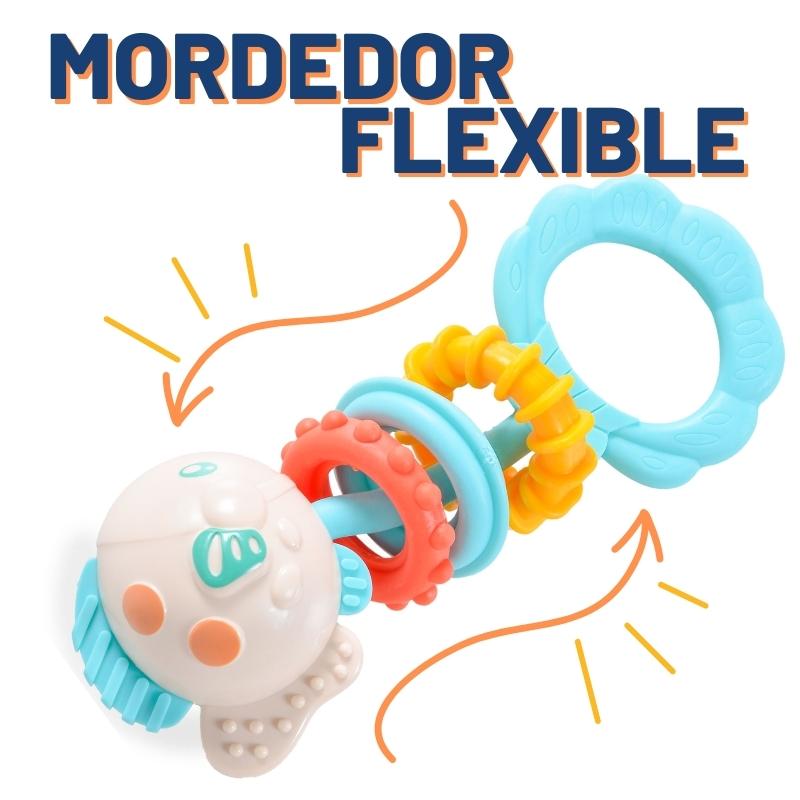 SET SONAJAS MORDEDORES + PANDERETA 4PZS