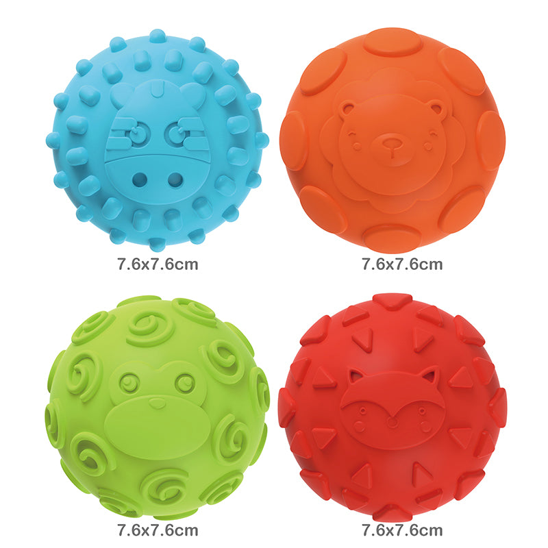 PACK PELOTAS SENSORIALES CON TEXTURA x 8un