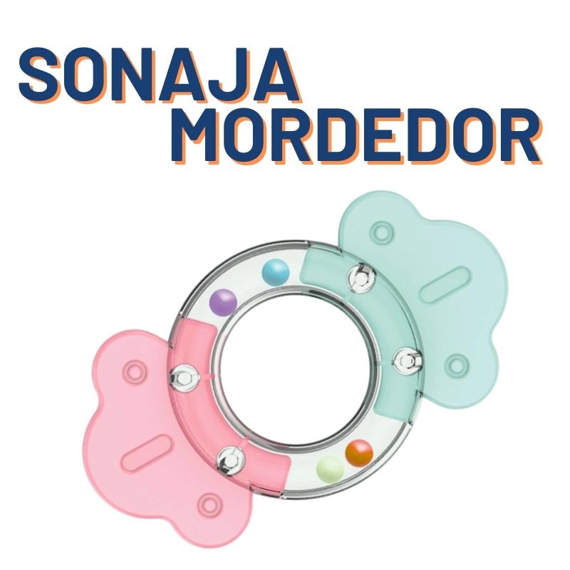 SET SONAJAS MORDEDORES + PANDERETA 4PZS