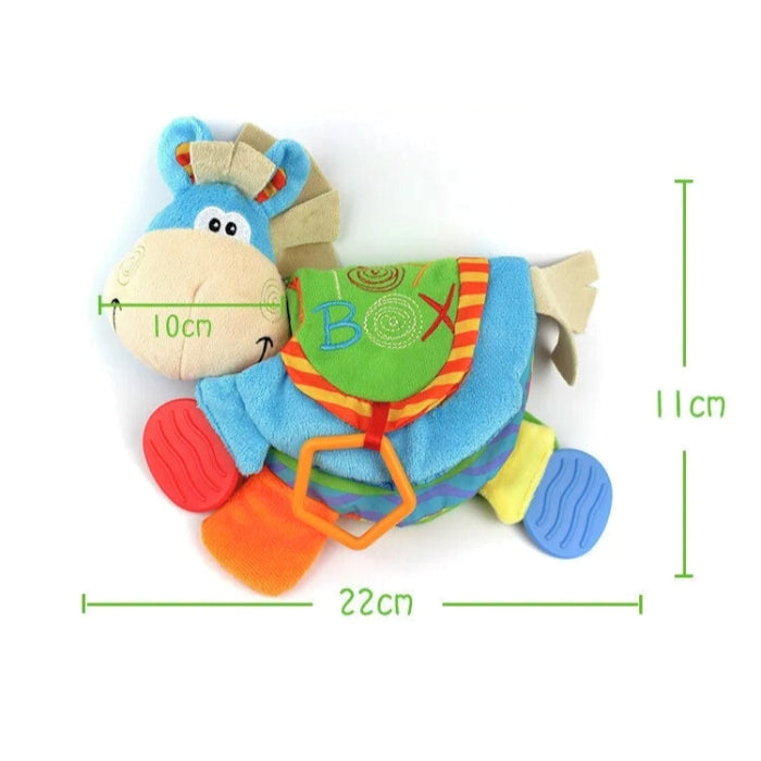 LIBRO MORDEDOR CON TEXTURA BURRITO CLIP CLOP