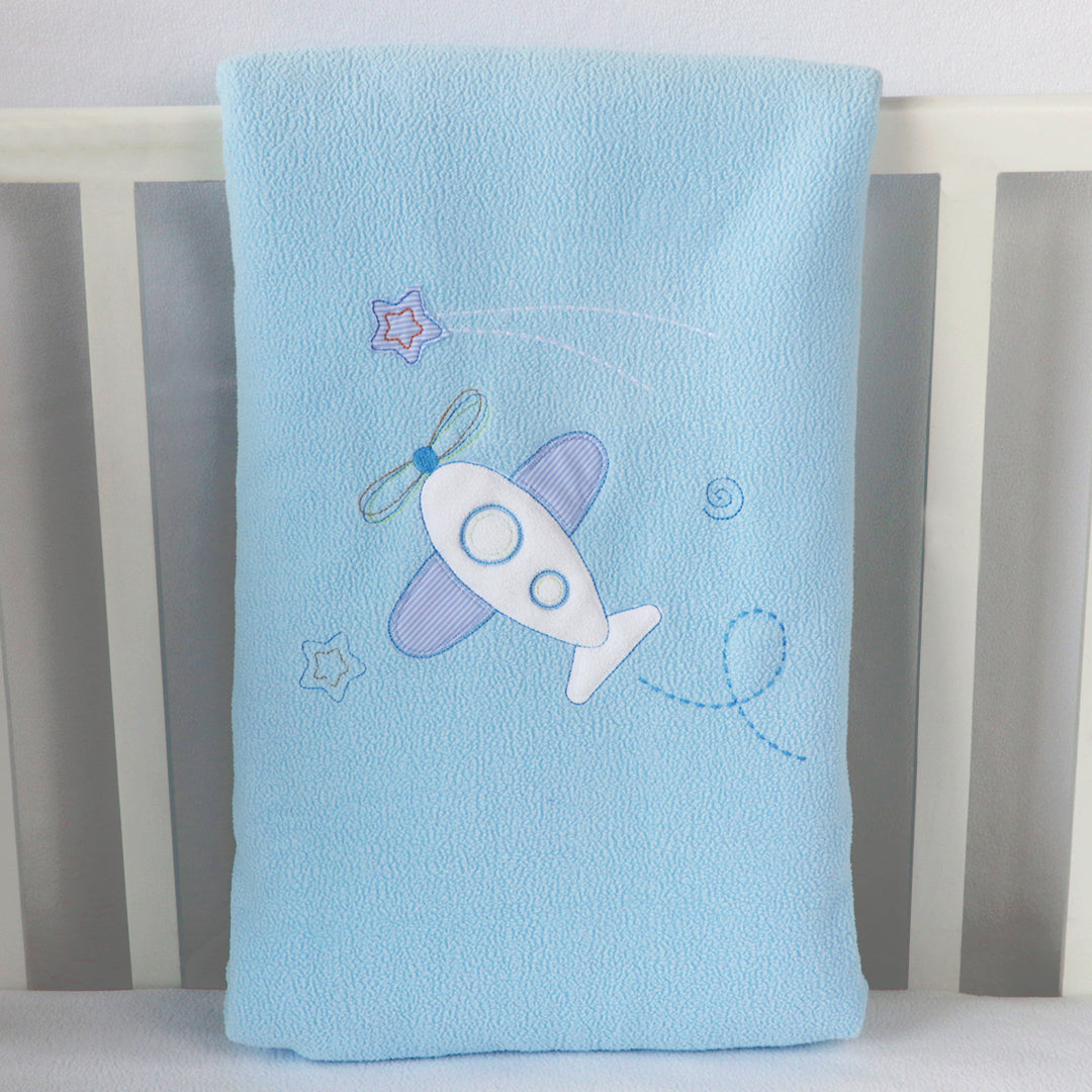 MANTA POLAR ACOLCHADA CELESTE 1126