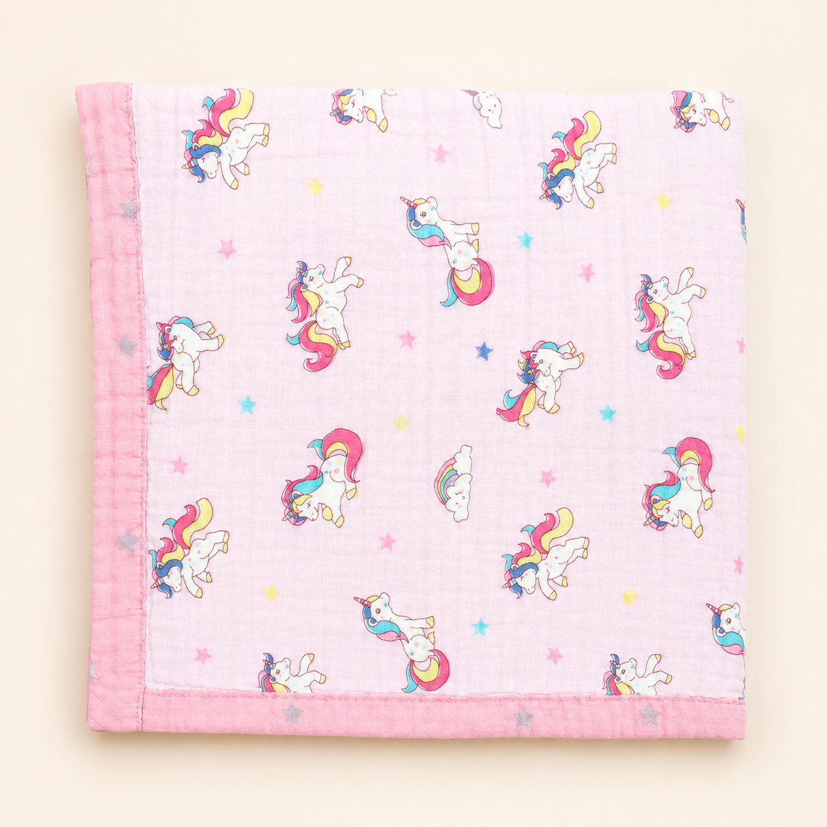 MUSELINA NATY 6CAPAS Estampado con Ribete 2608