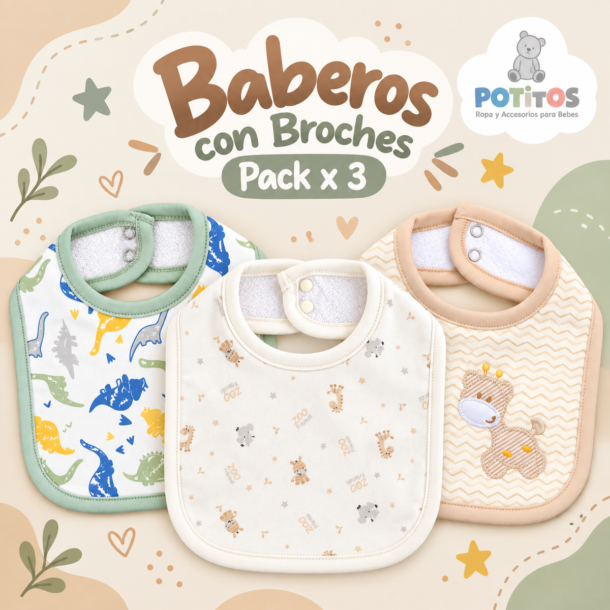 BABERO BB1 BROCHE NIÑA 1010