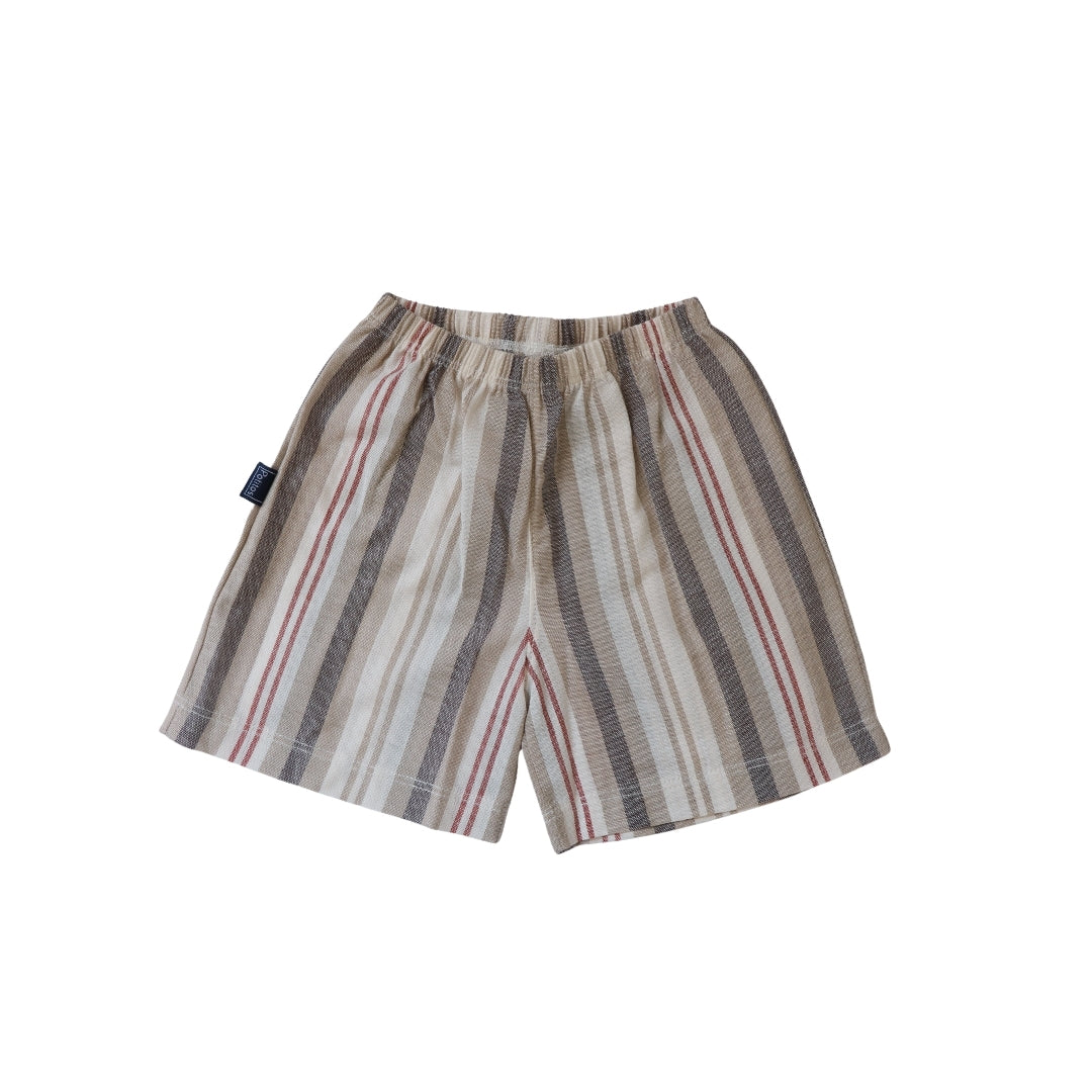 CONJUNTO SAFARI HUESO POLO + SHORT