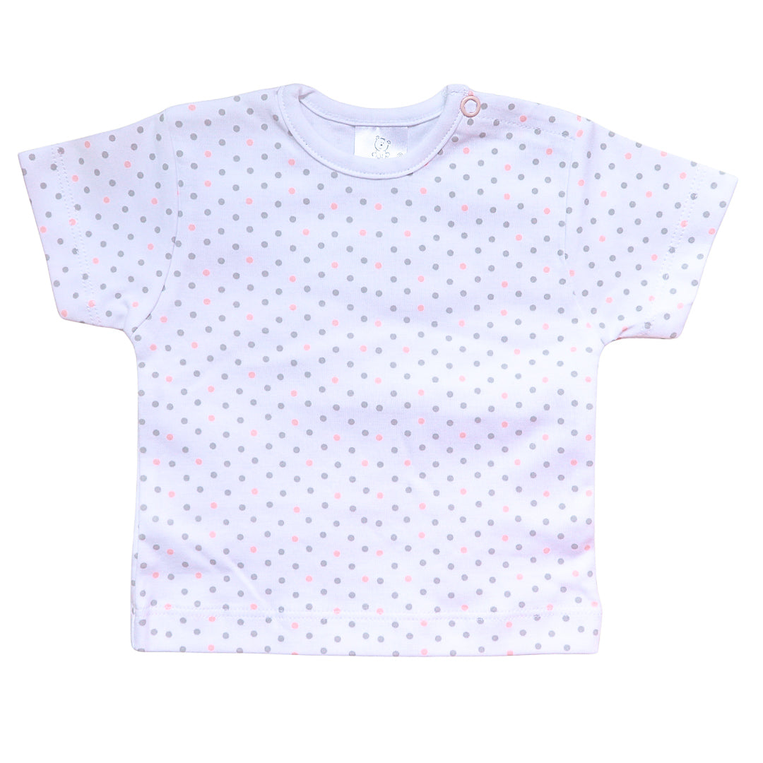 POLO MGC BEBÉ NIÑA PUNTOS ROSADO*