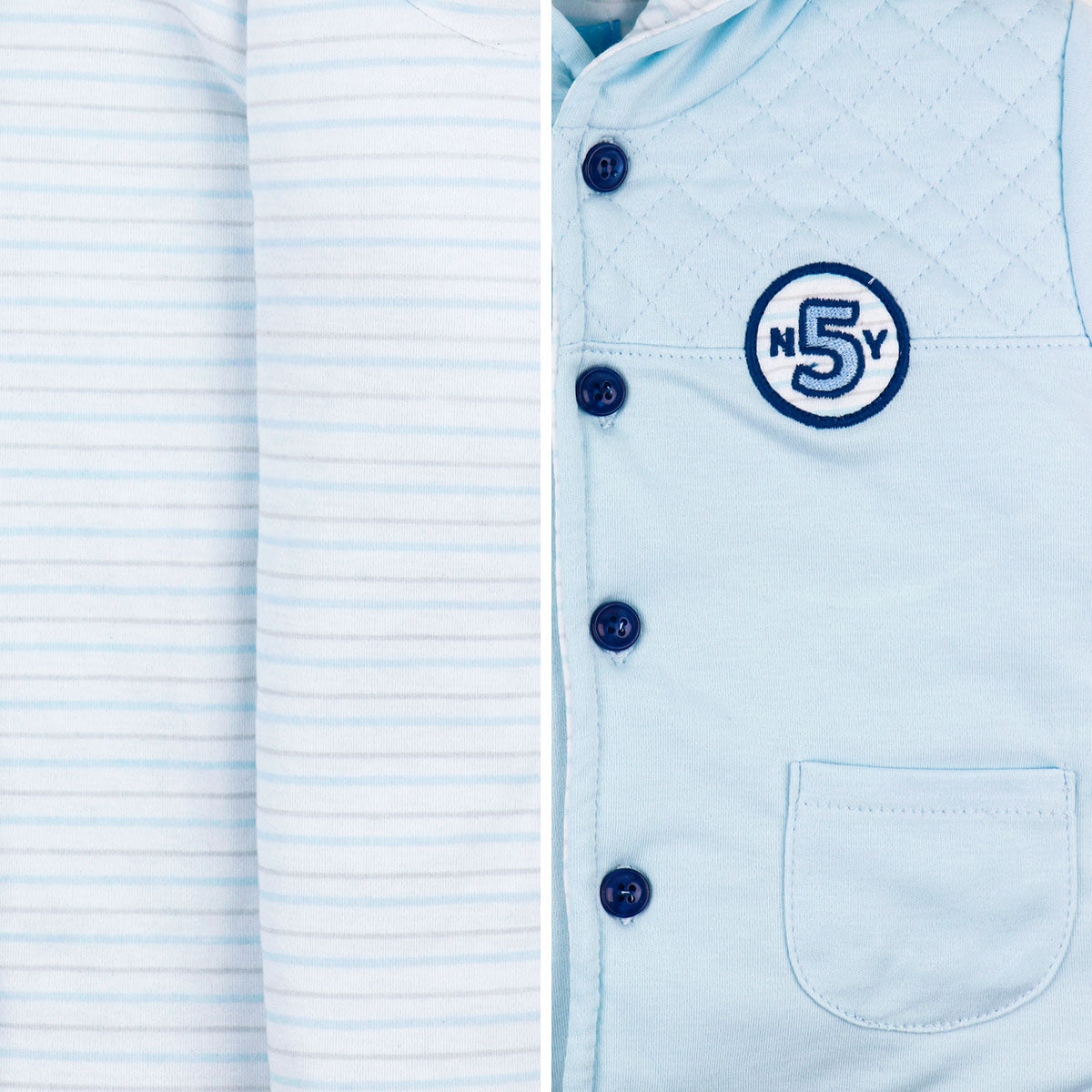 CONJUNTO ACOLCHADO PELUCHE ROMBO 10102*