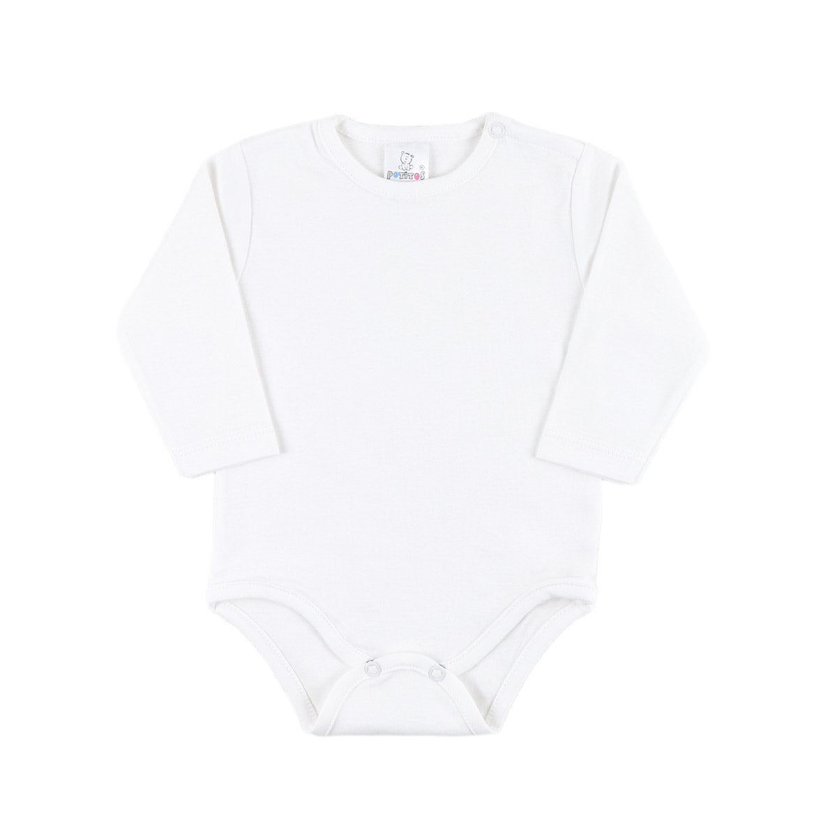 BODY MANGA LARGA COLOR BLANCO