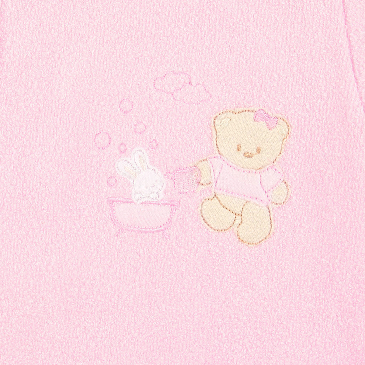 SALIDA DE BAÑO BB FELPA NIÑA ROSADO 1550