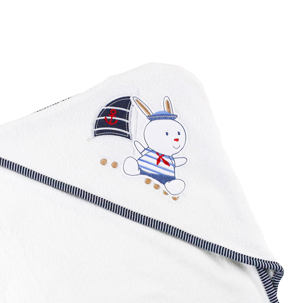 TOALLA FELPA OSITO VELERO AZUL 4795