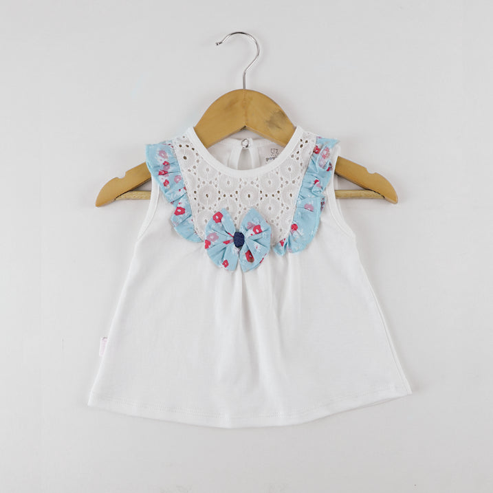 CONJUNTO SOFIA BLANCO POLO + SHORT 7351