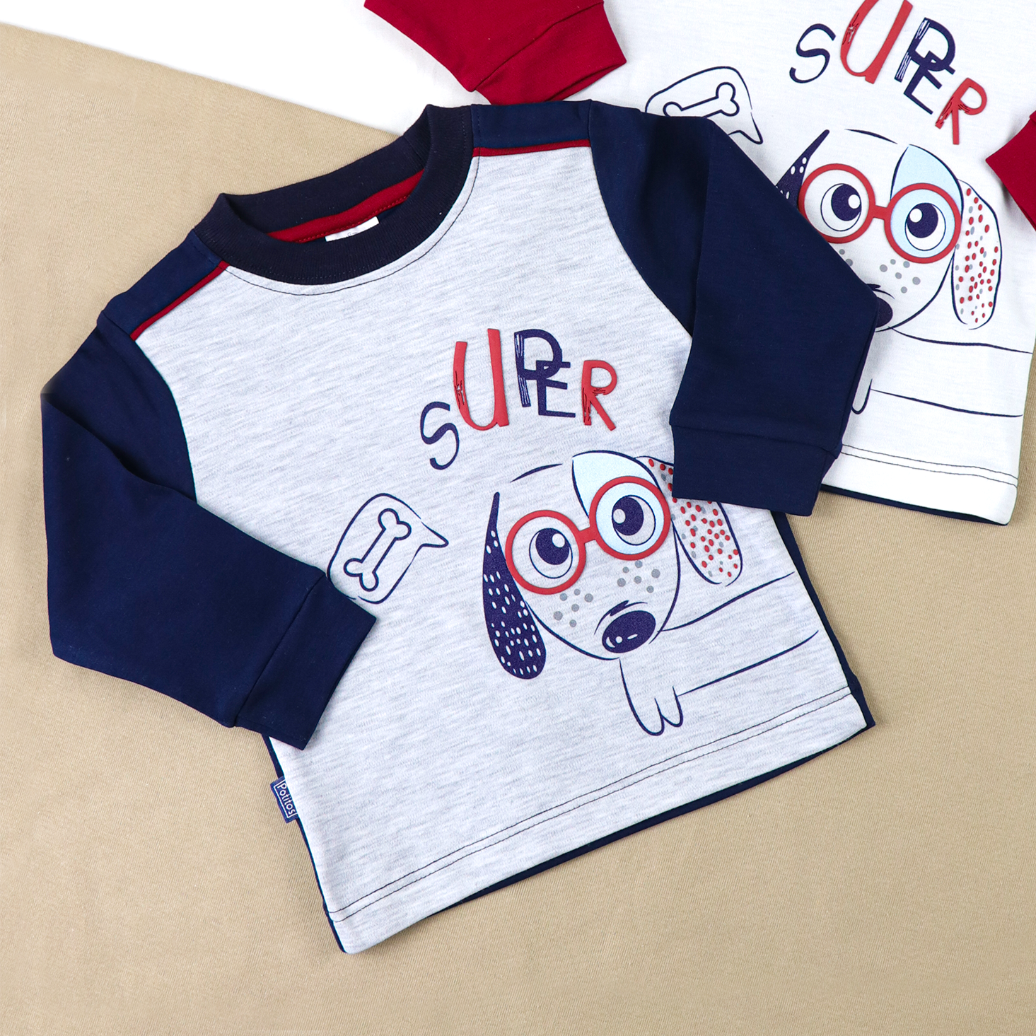 CONJUNTO SUPER DOG AZUL POLO + PANTALON 7811*