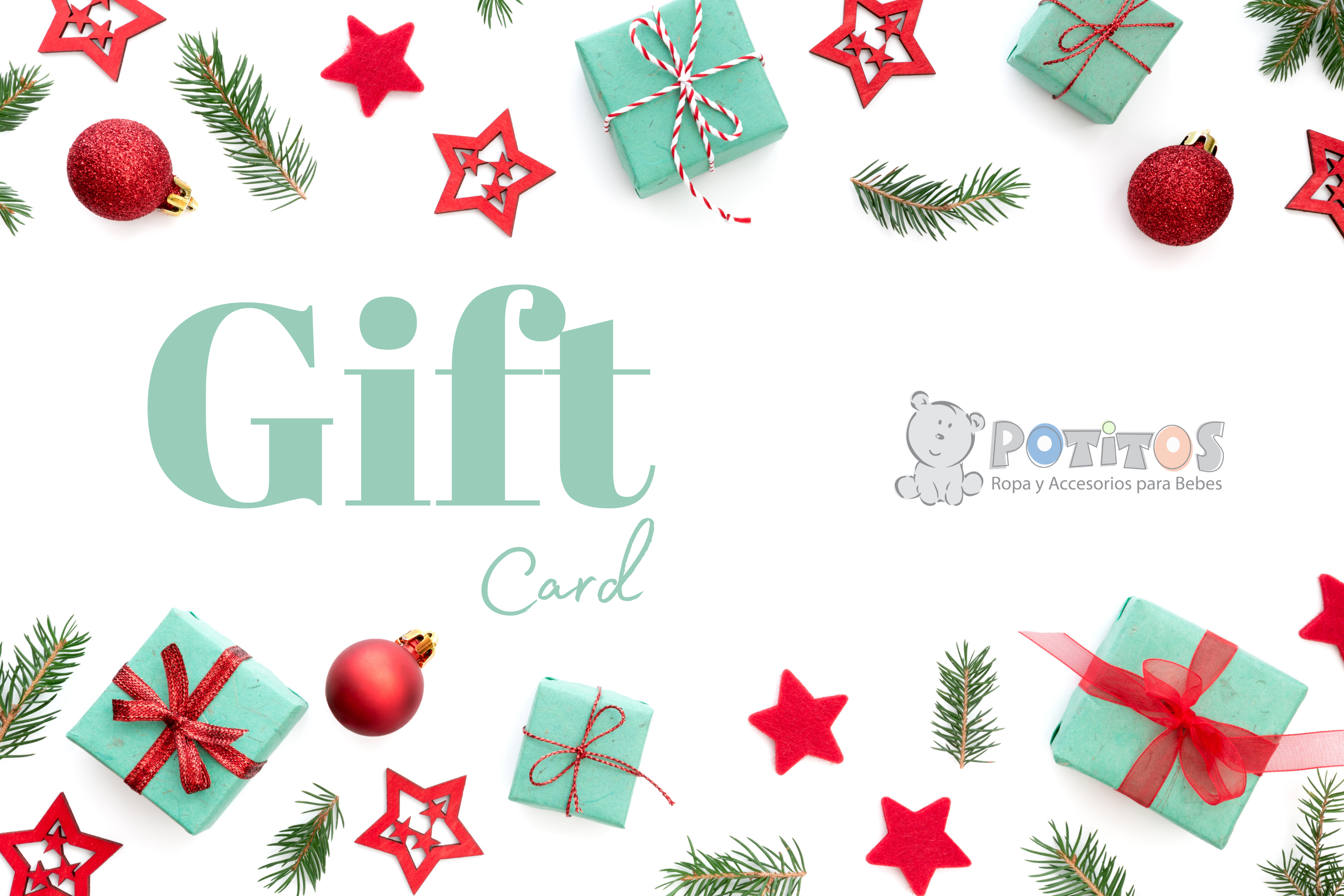 TARJETA DE REGALO o GIFT CARD S/. 80.00