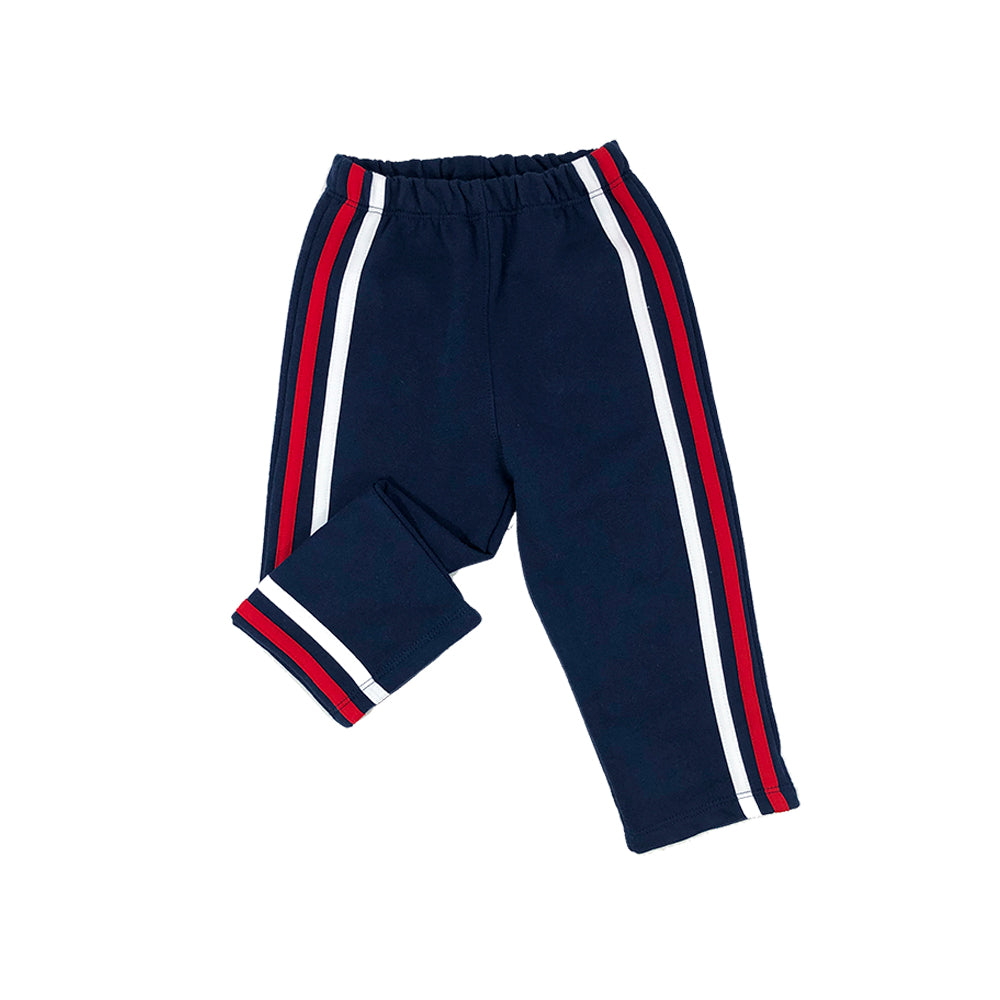 Pantalon Franela Moises Azul