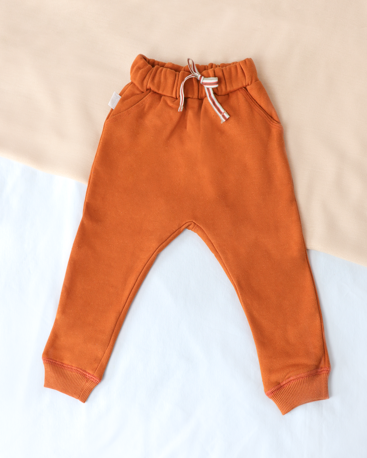 PANTALON FRANELA NARANJA
