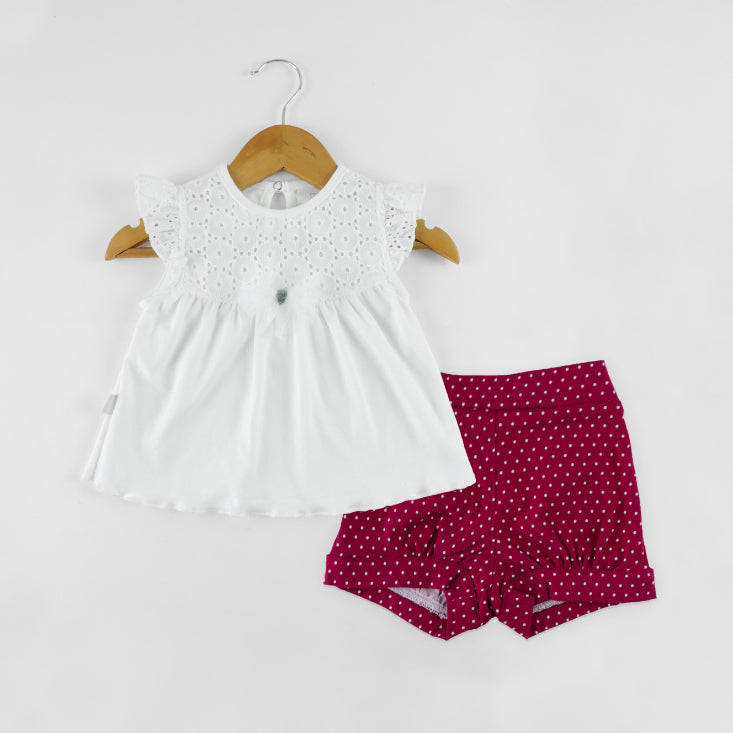 CONJUNTO GIOVANA HUESO POLO + SHORT 7996