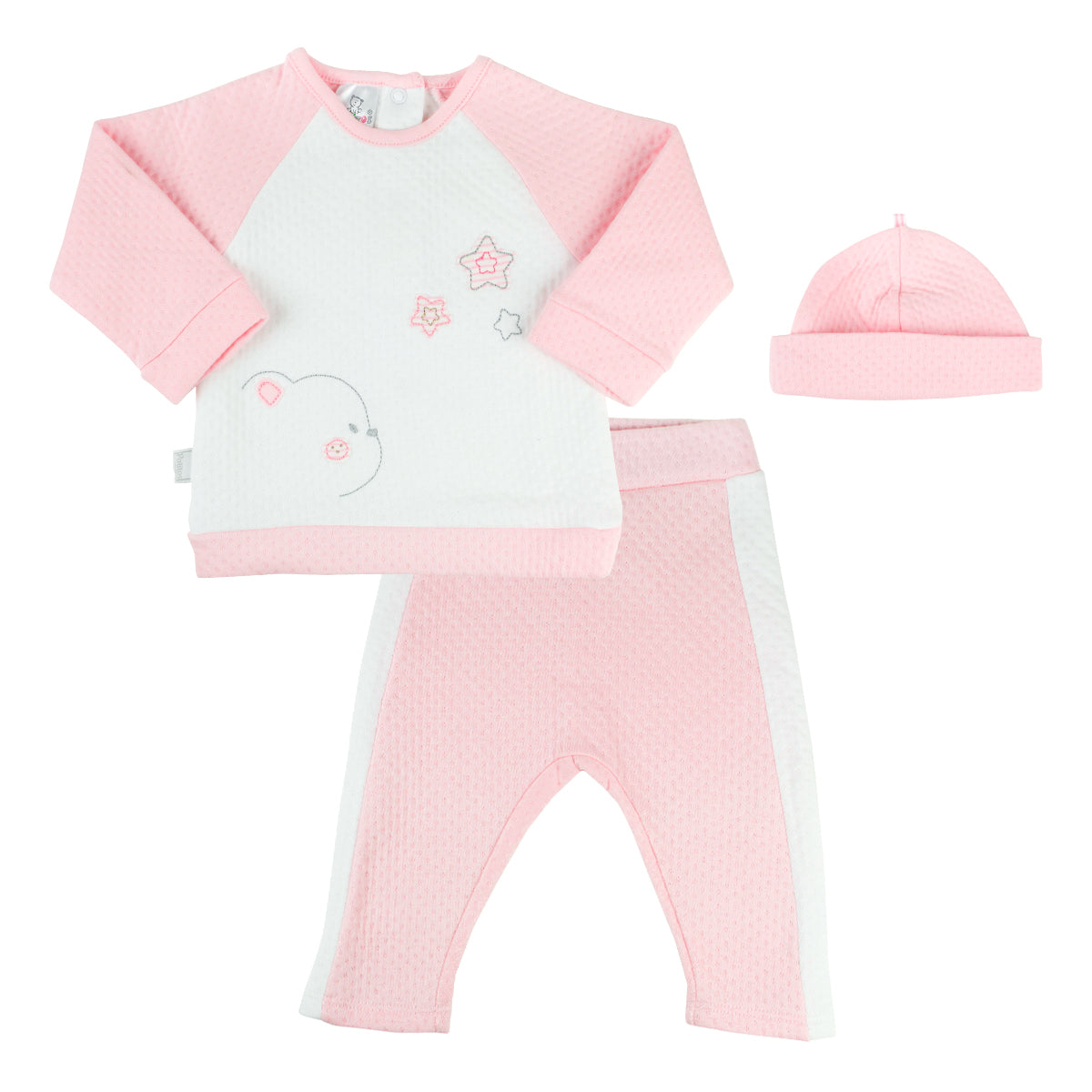 AJUAR JAKARD LIU OSO ROSADO 7556