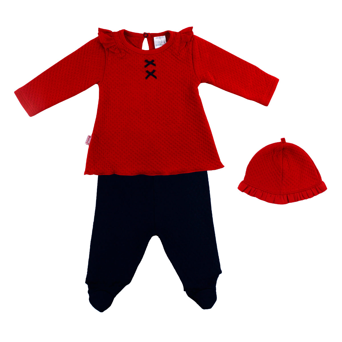 AJUAR BM JACKARD ROSA ROJO 8102