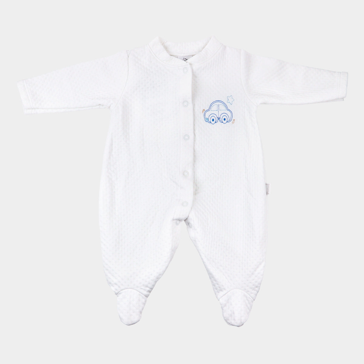 BBCRECE JACKARD CHINITO BLANCO NIÑO 6293