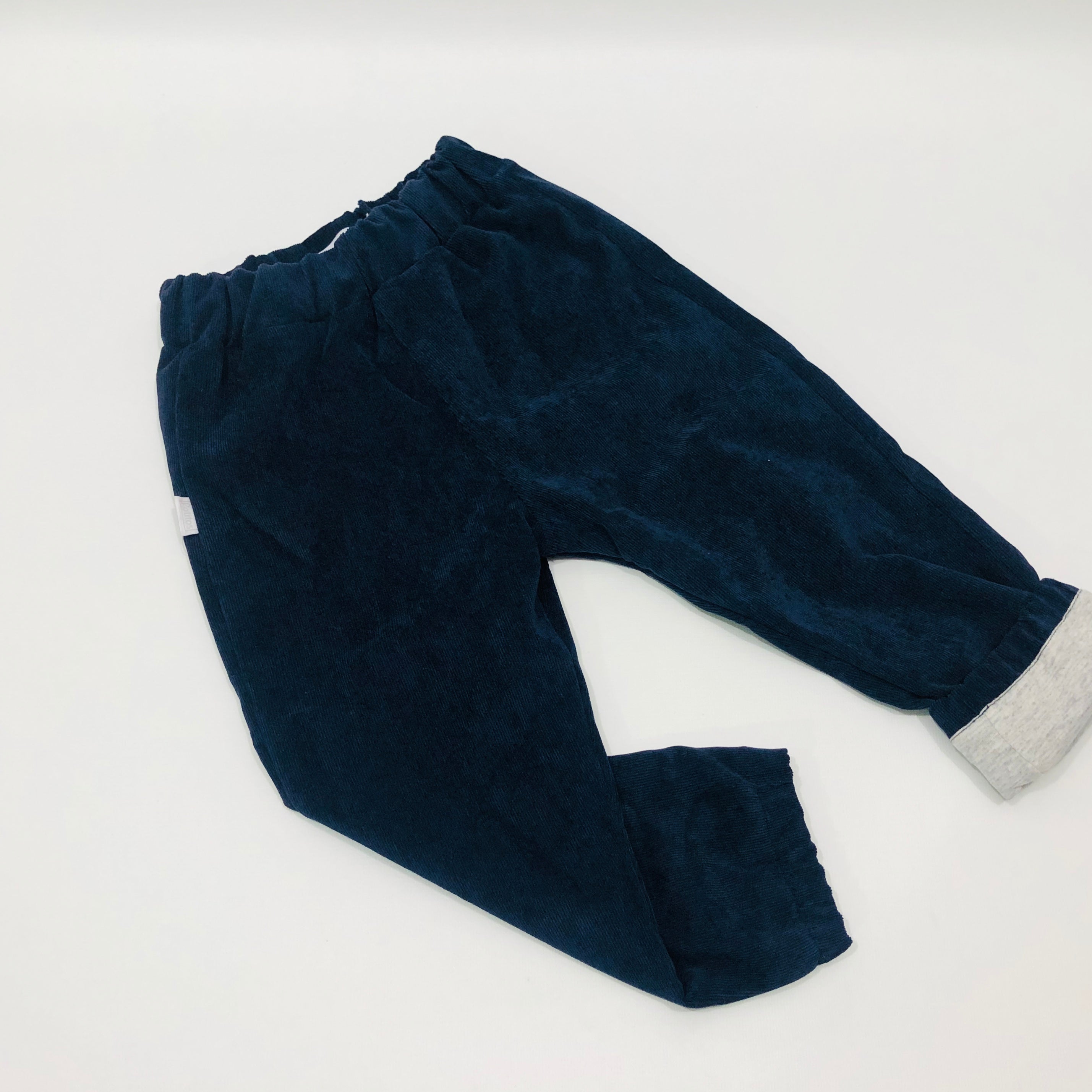 PANTALON BBCORD CON FORRO AZUL 7695