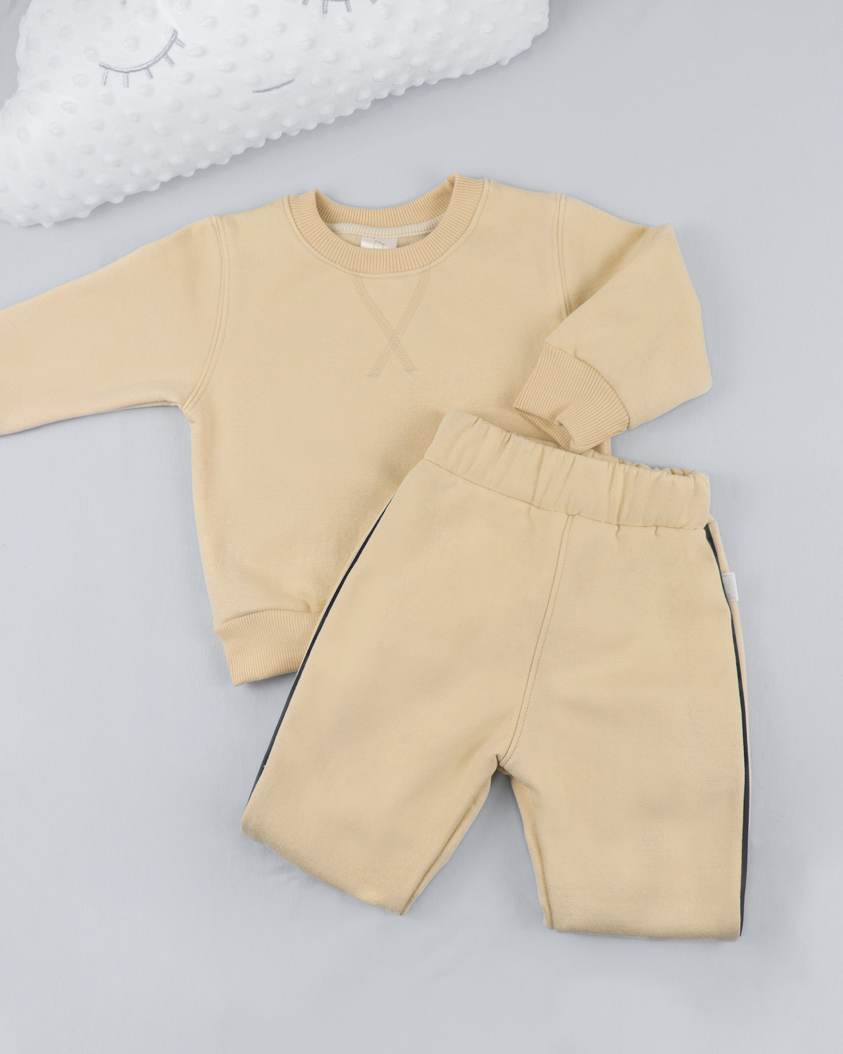 CONJUNTO FRANELA BEIGE