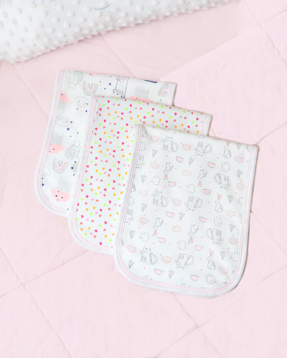 PACK x3 BABITA HOMBRERA ESTAMPADO NIÑA 1