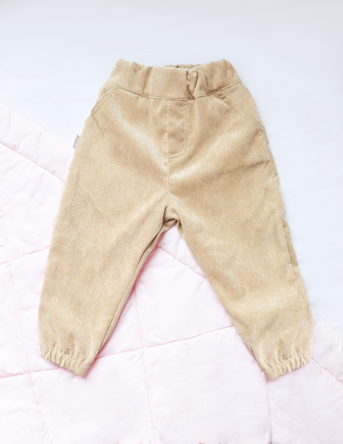 PANTALON BBCORD BEIGE CON FORRO
