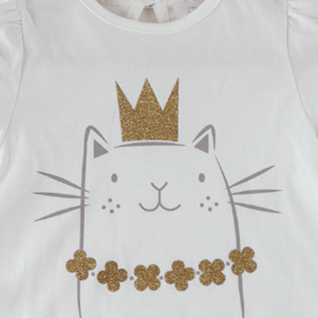 POLO MGC FLOR HUESO 7444