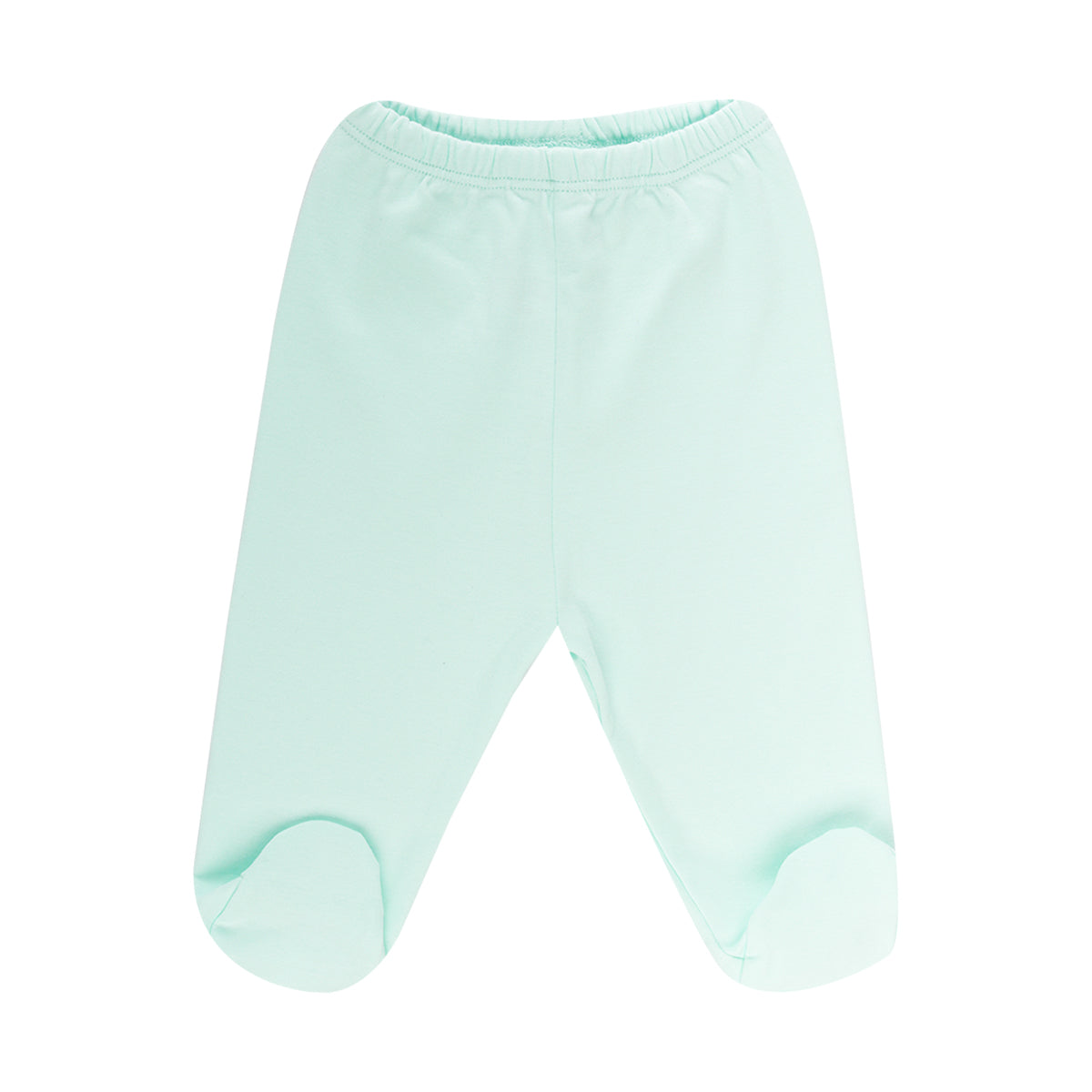 PANTALON BB C/PIE COLOR VERDE