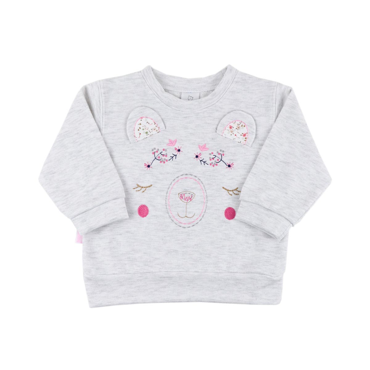 POLERA FRESH TERRY CARAS MELANGE NIÑA 4101