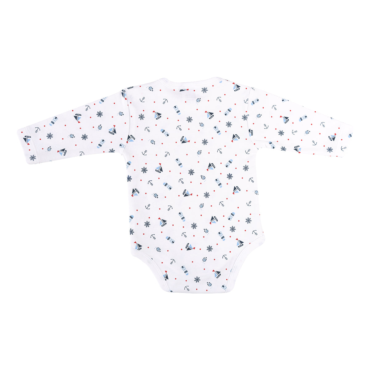 BODY MG LARGA ESTAMPADO NIÑO NAVI 6202*