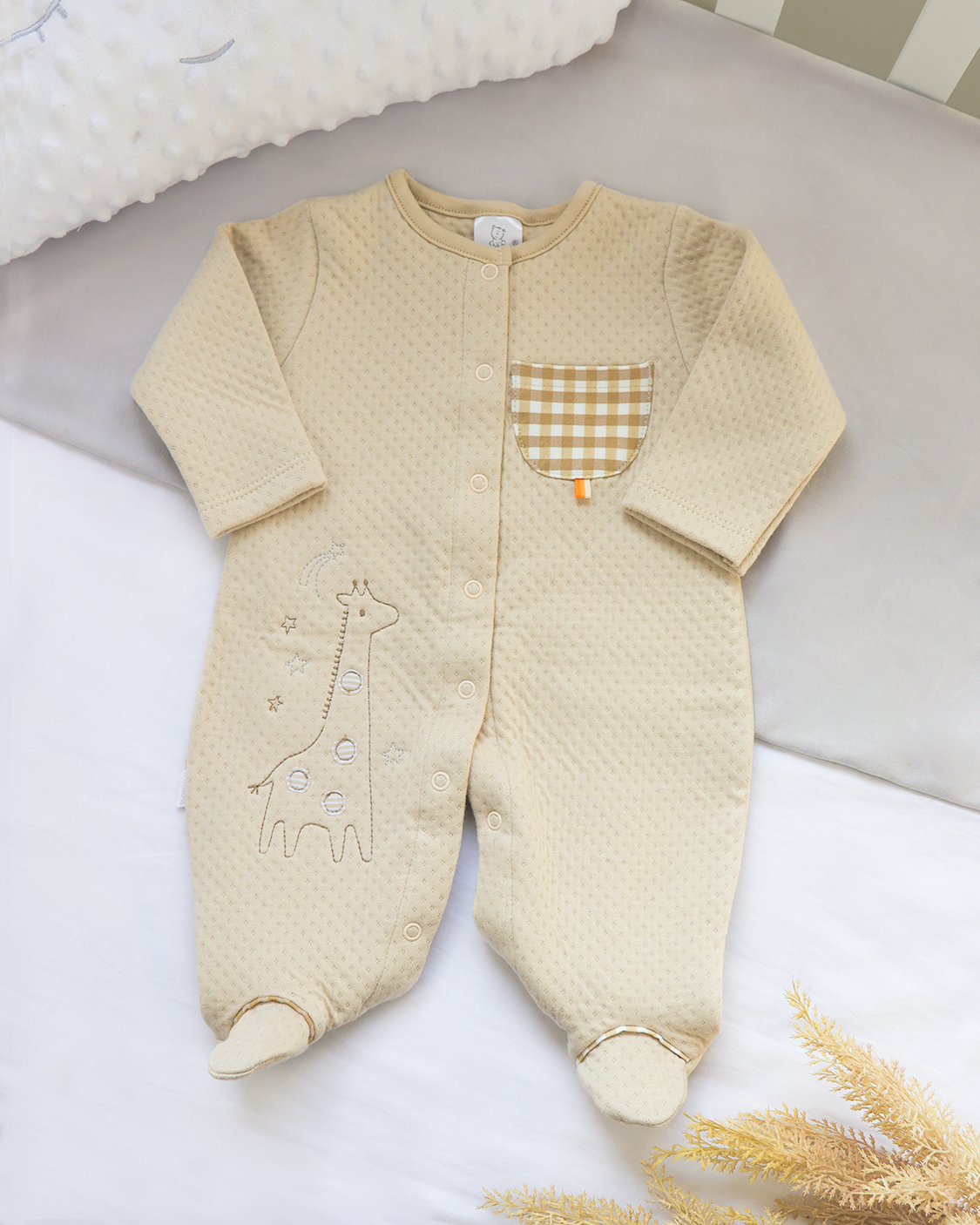 BBCRECE JACKARD JIRAFA BEIGE 8505