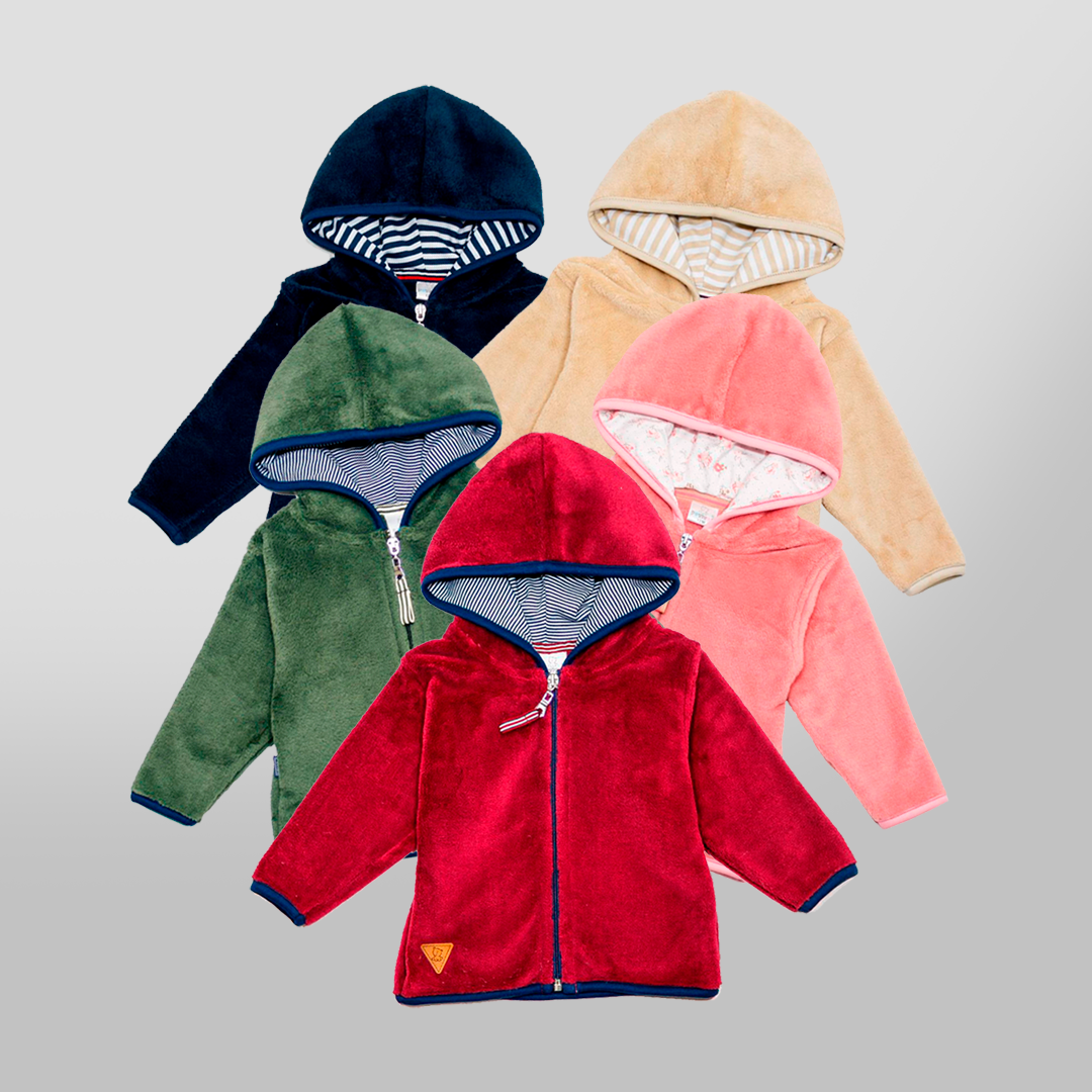 CASACA PELUCHE CHIN ROSADO