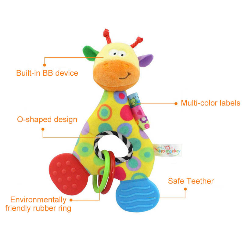 MORDEDOR JIRAFA ARITO DE TELA - 82840