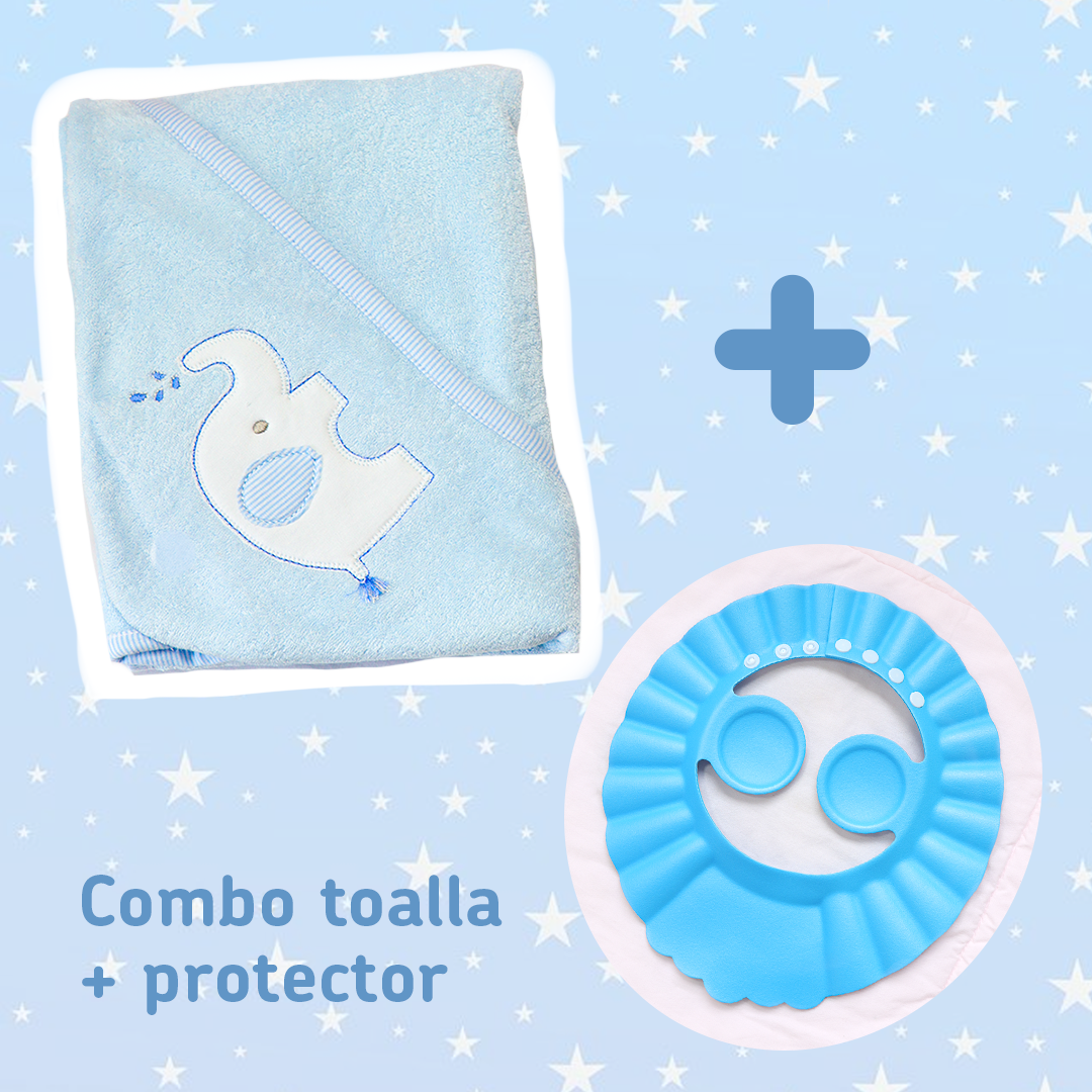 COMBO TOALLA FELPA + PROTECTOR DE BAÑO
