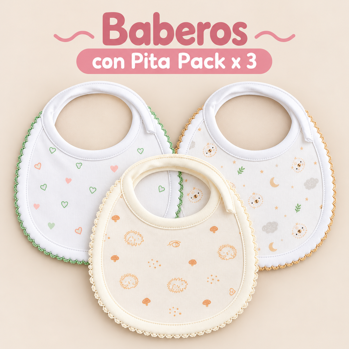 BABERO BB1 PITA PACK x3 1030