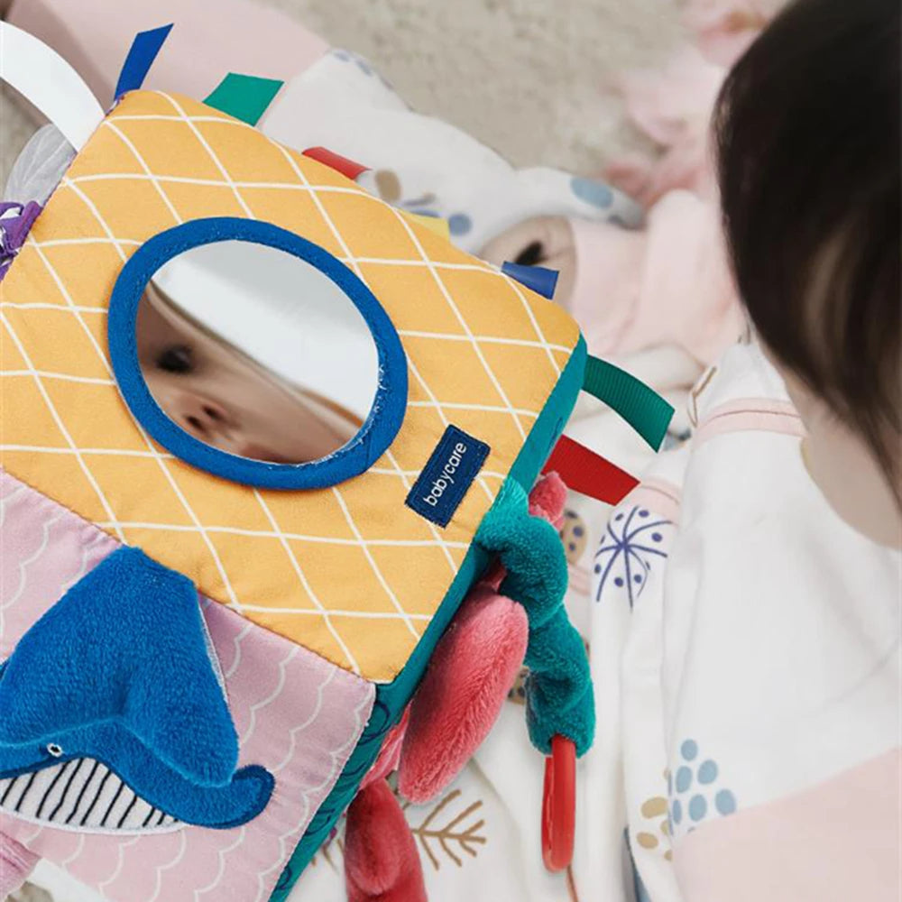 CUBO SENSORIAL COLGANTE CON TEXTURAS