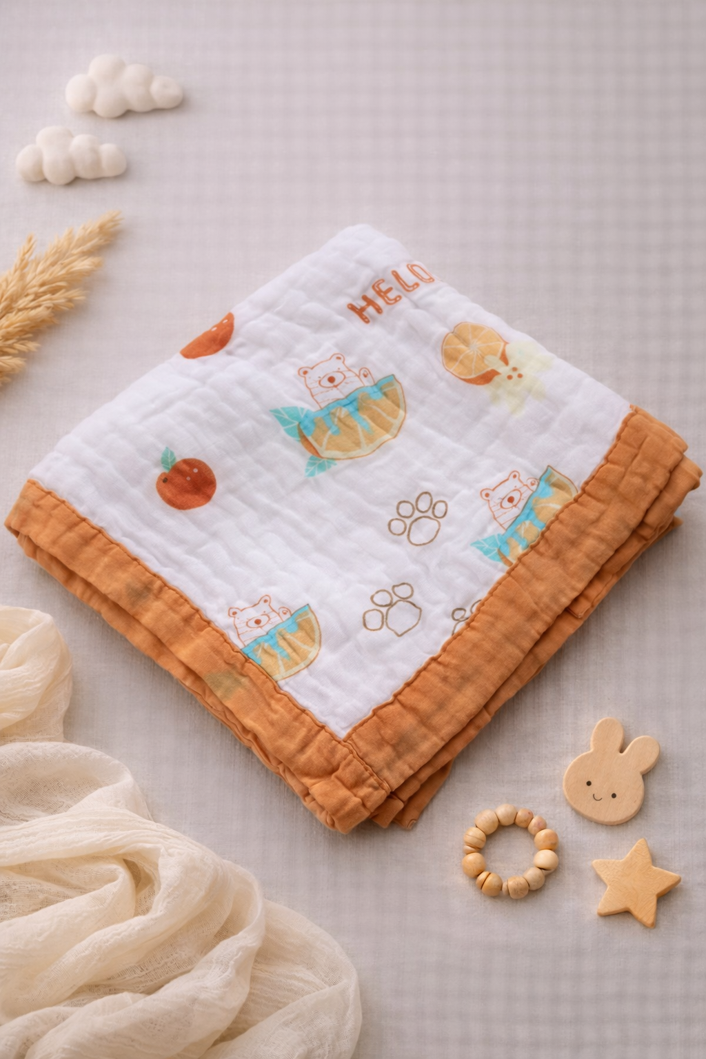 MUSELINA 6CAPAS Estampado TT 2608