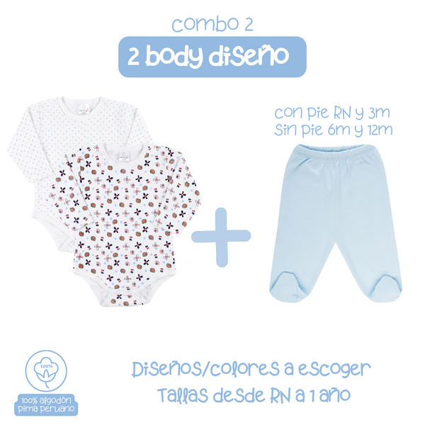 3PACK NAVI BODY MANGA LARGA+ PANTALON NIÑO 9010*