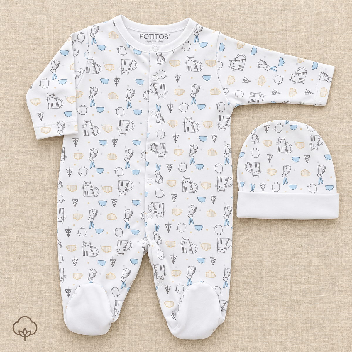 BBCRECE 2pzs PIMA ESTAMPADO TATI 4120