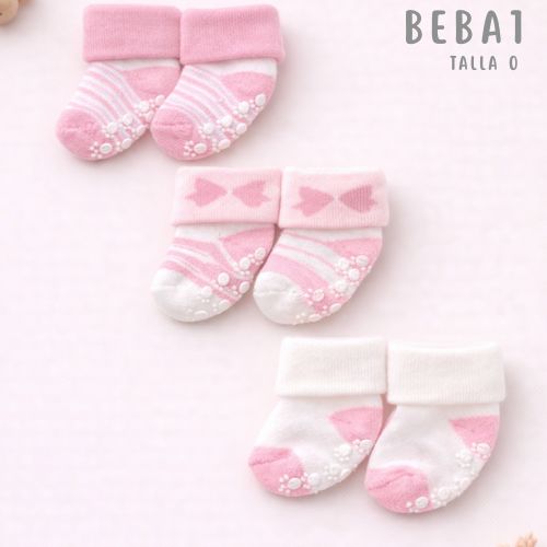 MEDIAS ANTIDESLIZANTE X3 BB DISEÑO TT 4420