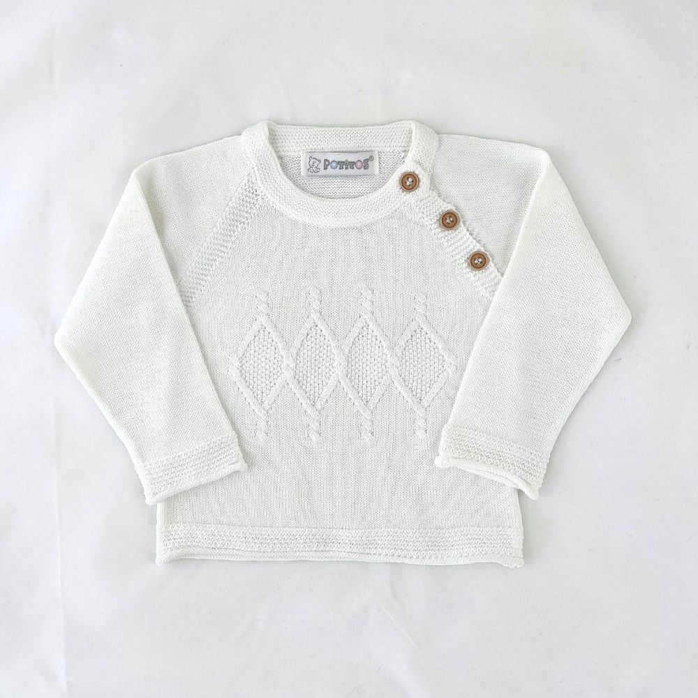 ROPOM DE HILO COCO BLANCO 4804M1